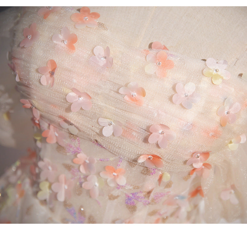Princess Off Shoulder Tulle Prom Dress