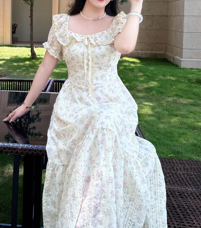 Fairycore Floral Summer Dress [Extended Sizes]