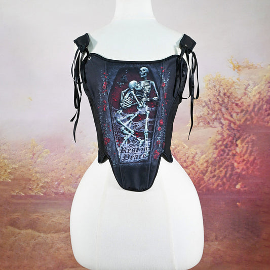 vintage corset cottagecore outfit vintage top