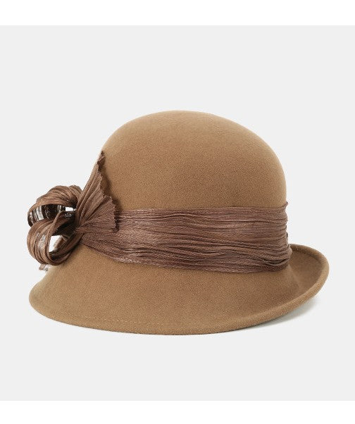 Vintage Style Wool Bonnet