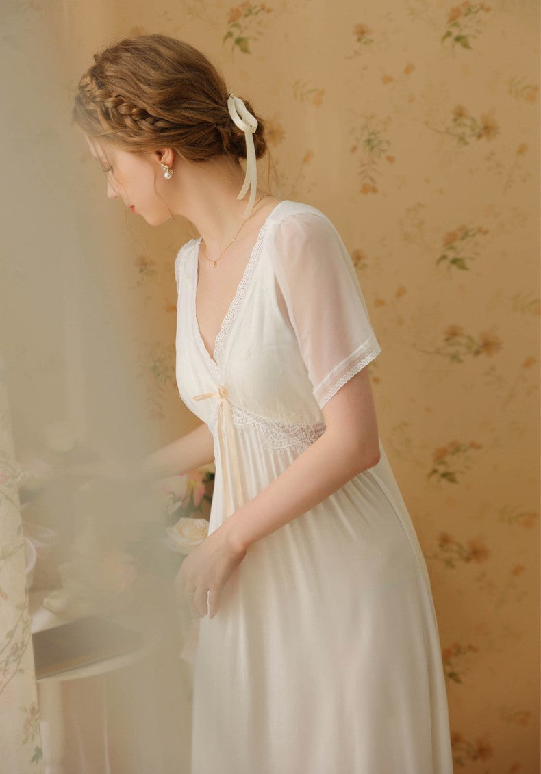 vintage dress cottagecore dress vintage night gown vintage sleep wear