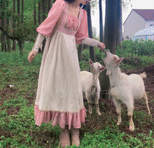 Load image into Gallery viewer, royalcore dress Gunnesax Laura Ashley dress cottagecore dress fairycore dress Vintage Princess Inspired Dress Edwardian dress
