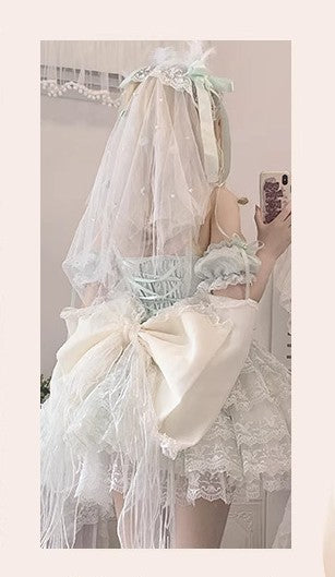 Balletcore Princess Cake Slip Dress