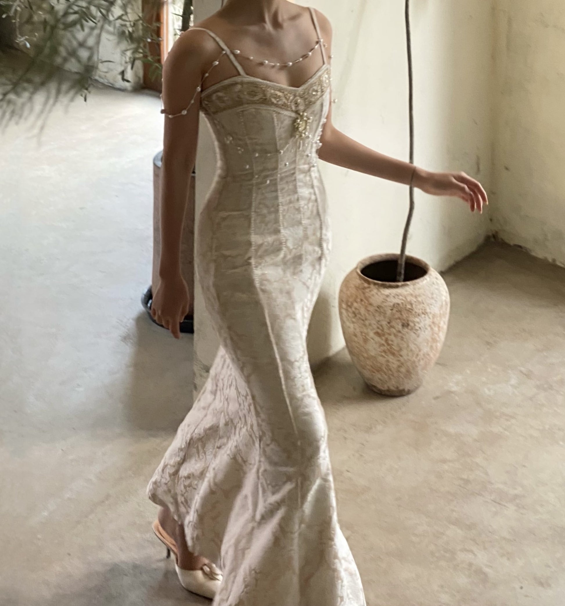 Royalcore Baroque Style Mermaid Dress – Retro Fairy Royalcore Baroque Style Mermaid Dress – Retro Fairy