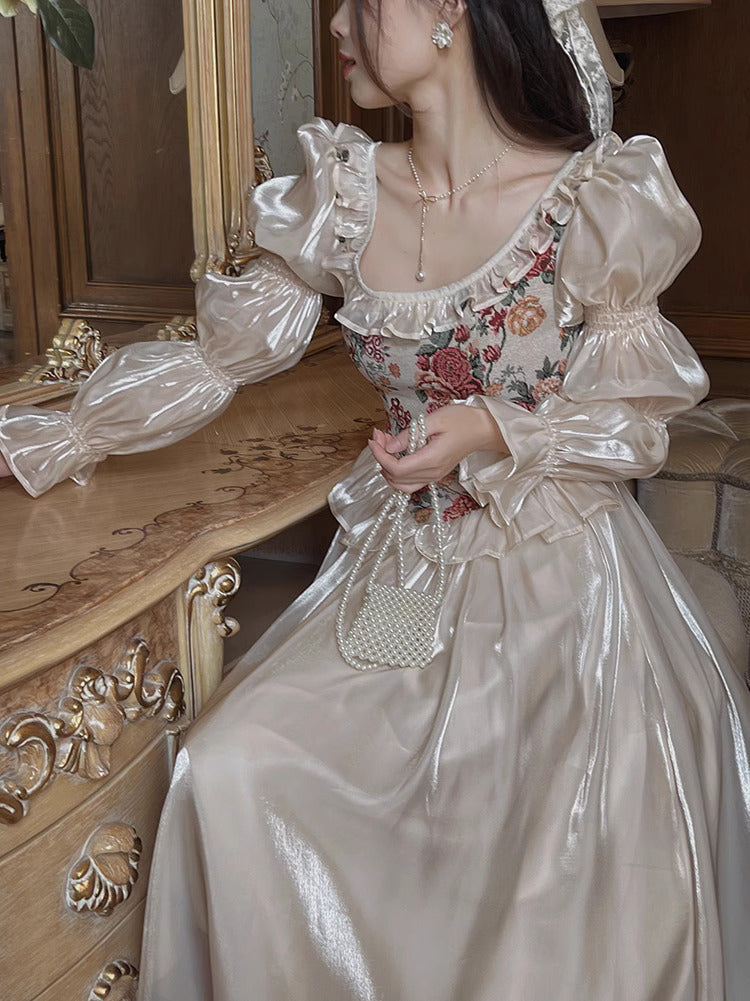 Dreamy Floral Corset Dress