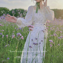 Load image into Gallery viewer, royalcore dress Gunnesax Laura Ashley dress cottagecore dress fairycore dress Vintage Princess Inspired Dress Edwardian dress
