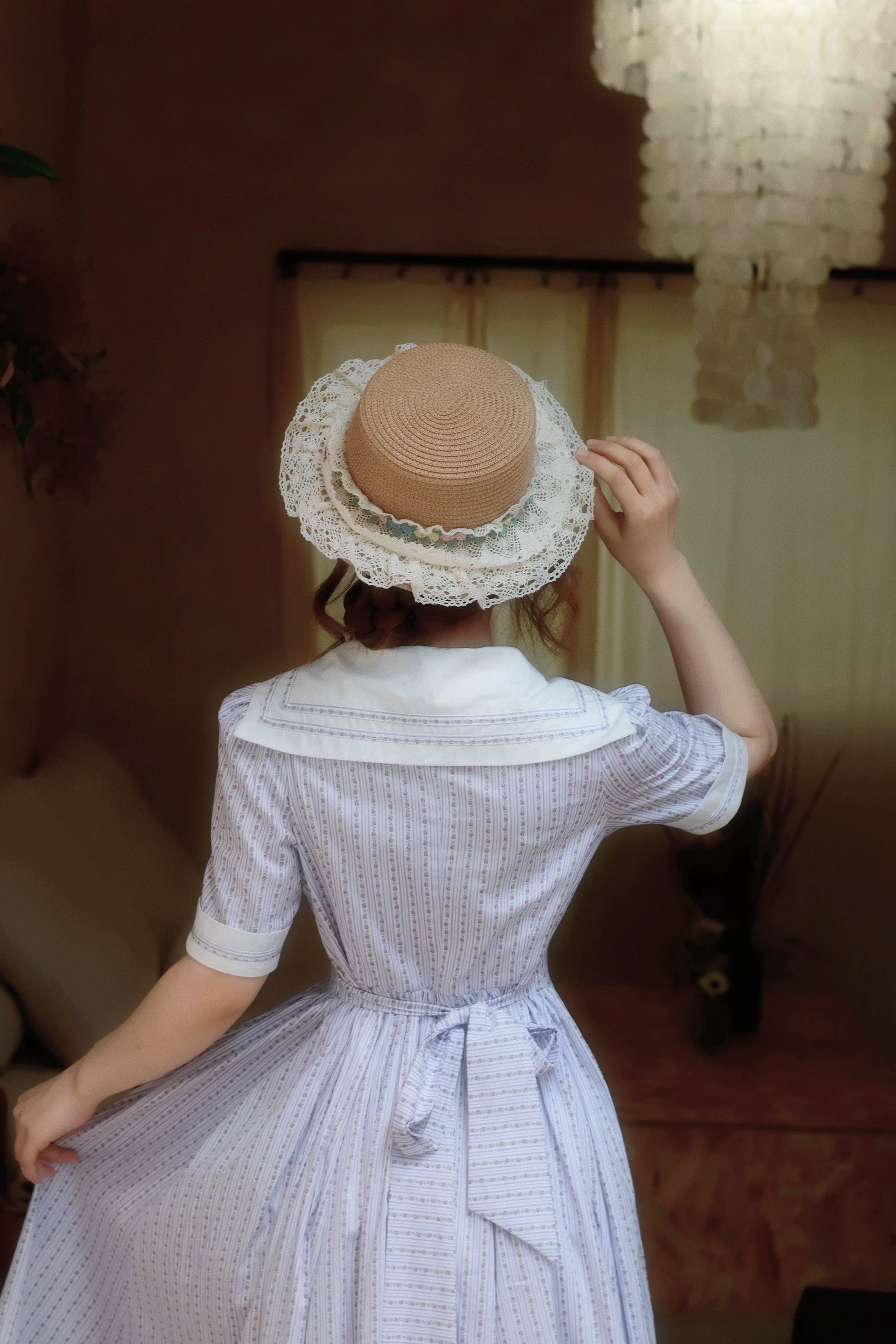 1940s Vintage Sailor Dress