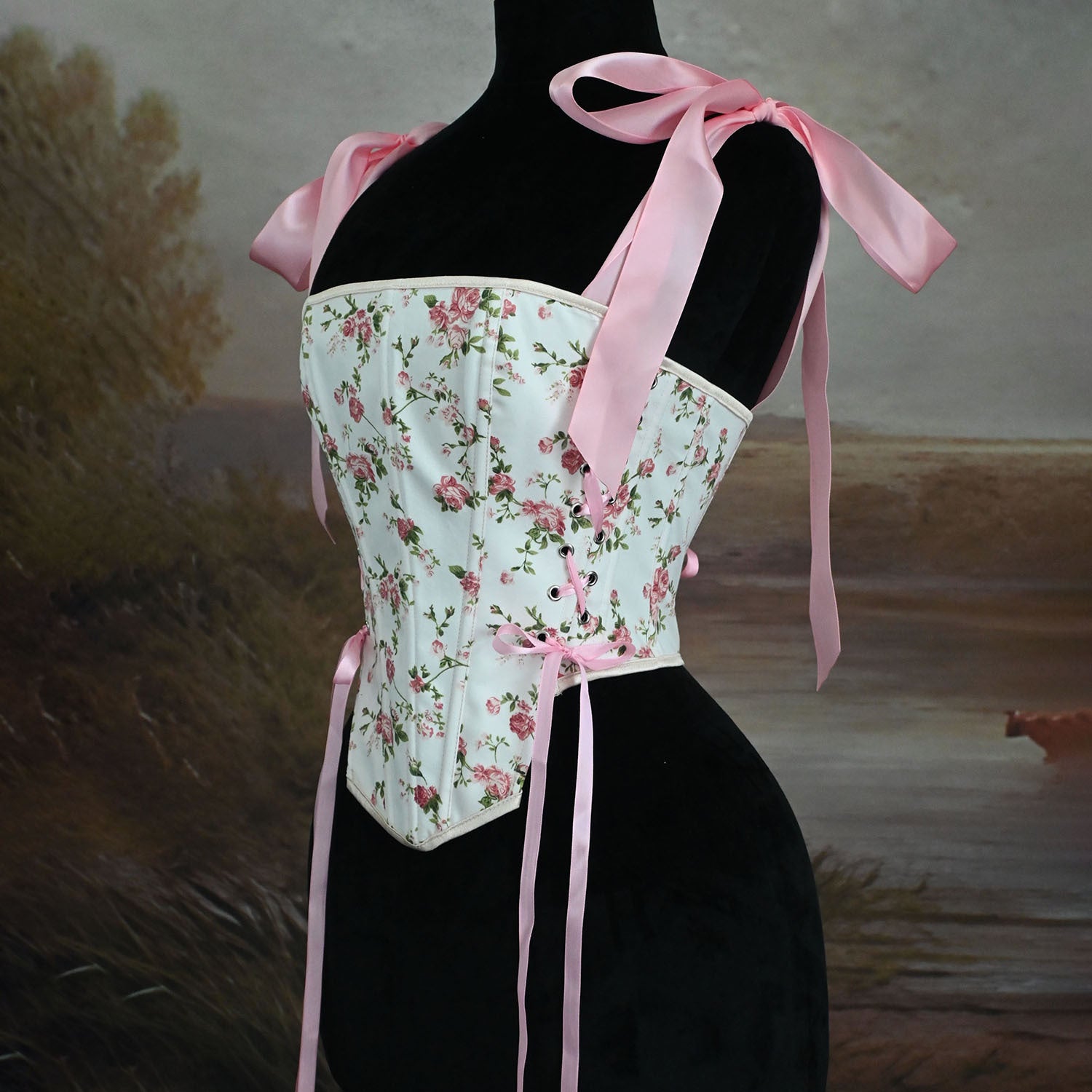 vintage corset cottagecore top fairycore top victorian corset historical fashion