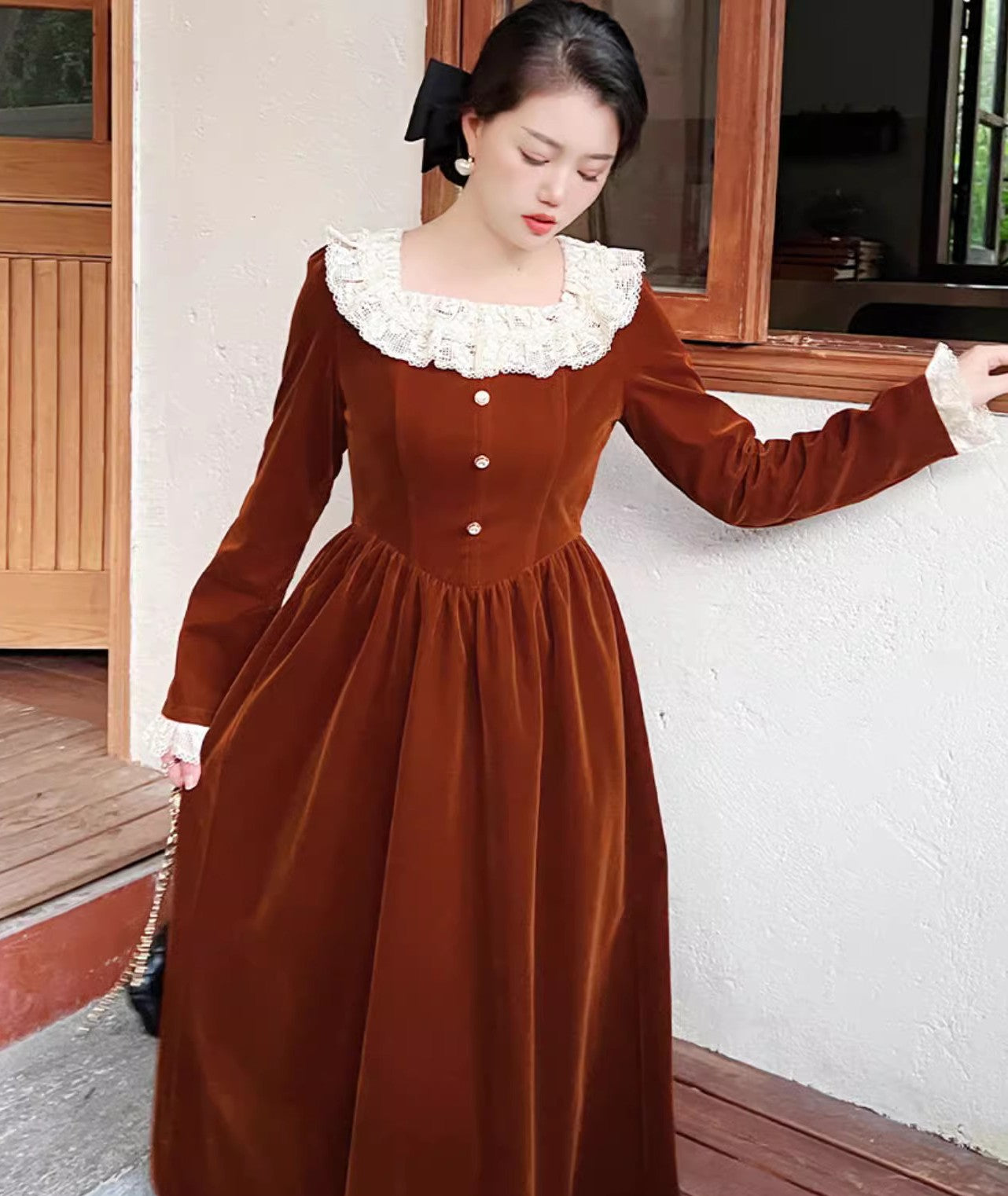 vintage dress cottagecore dress edwardian dress fairycore dress 