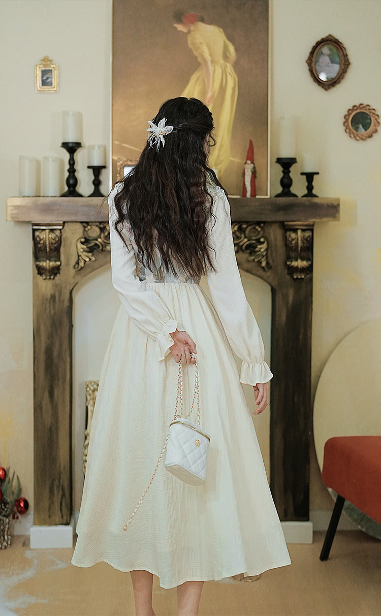 Retro Fairycore Corset Dress