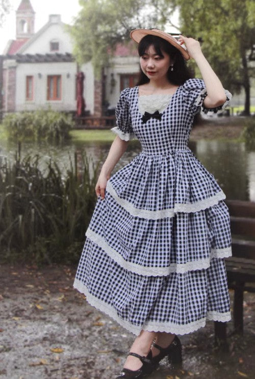 vintage dress cottagecore dress fairycore dress 50s dress 30s dress 40s dress vintage dress lolita dress