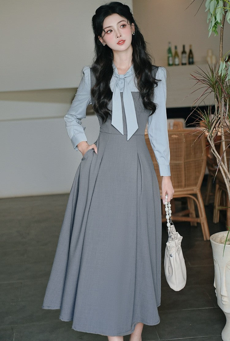 vintage dress retro dress 30s 50s dress retro fashion hepburn dress academia dress french style dress