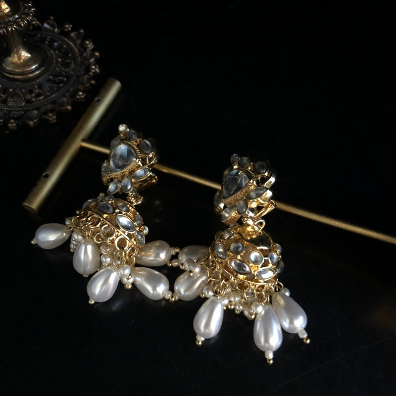 Vintage Remake Millet Bead Necklace & Earring