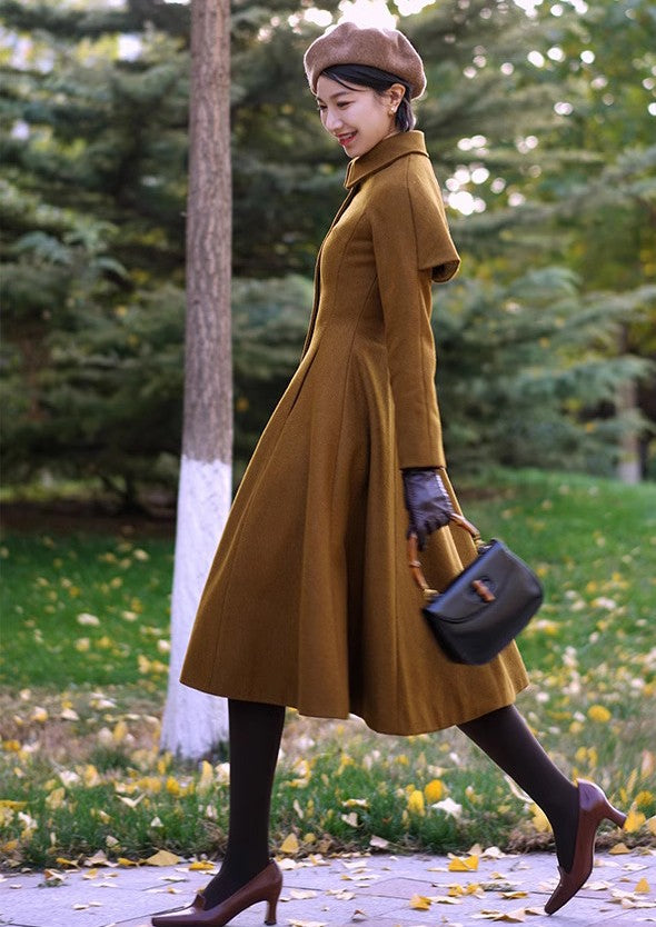 Retro 50s Elegant Cape Coat – Retro Fairy