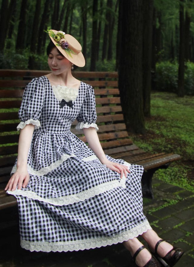 vintage dress cottagecore dress fairycore dress 50s dress 30s dress 40s dress vintage dress lolita dress