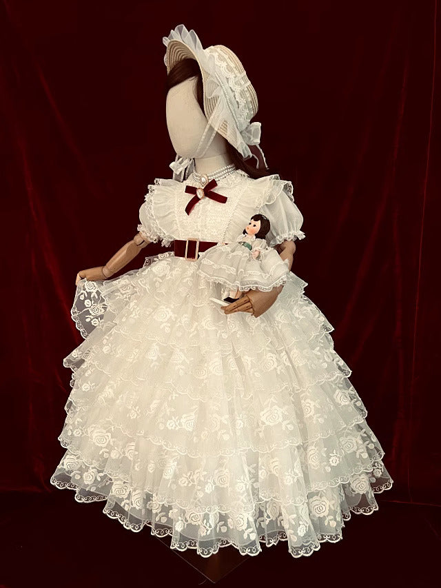 Gone with the wind Reproduction White Prom Dress Adult Size Gone with the wind Reproduction White Prom Dress Adult Size