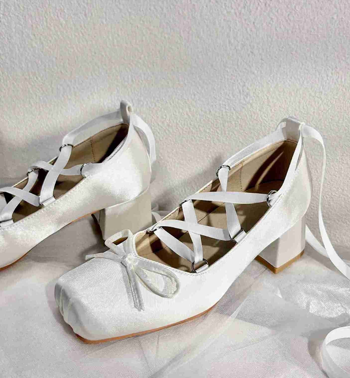 vintage heels vintage shoes retro cottagecore fairycore shoes lolita shoes