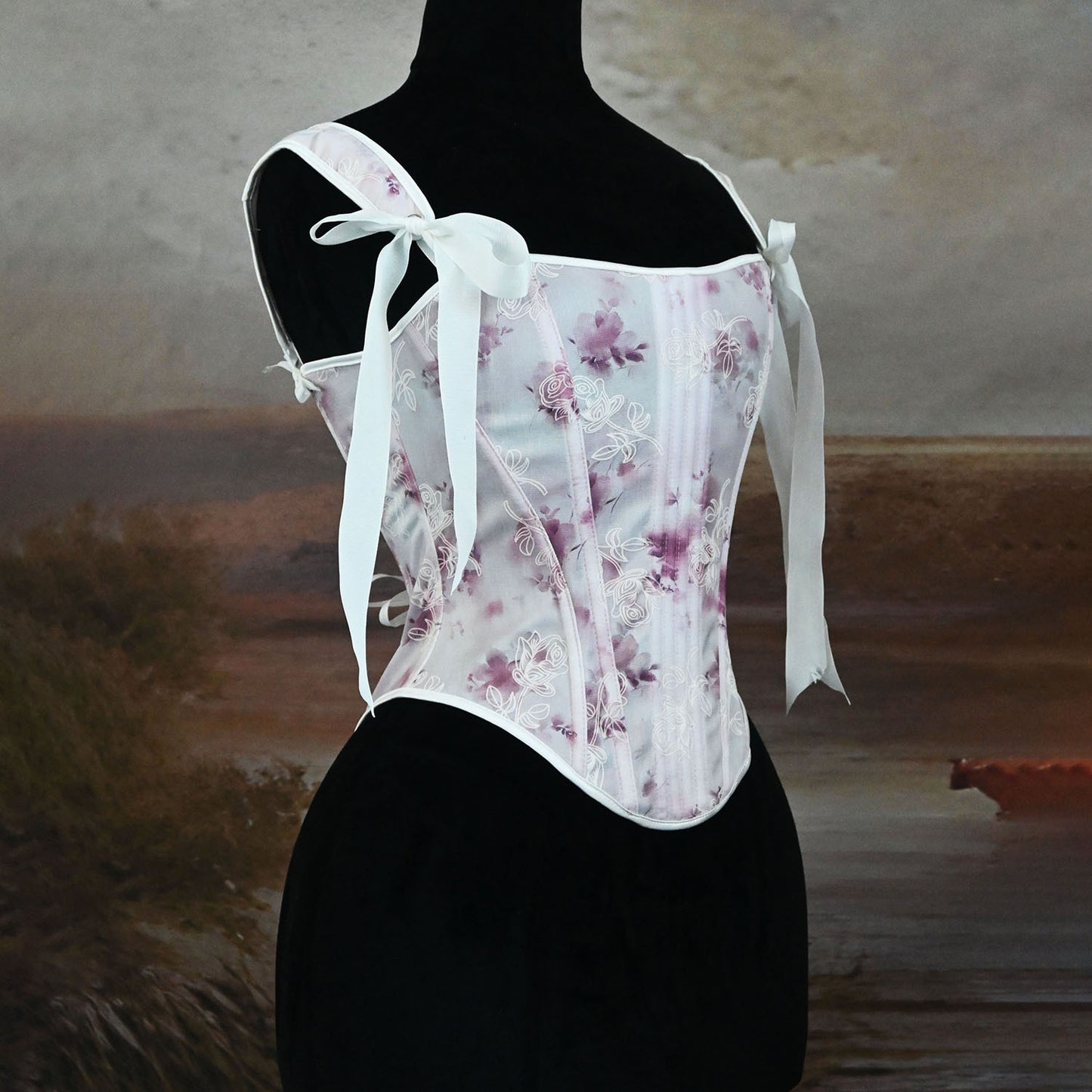 vintage corset cottagecore top fairycore top victorian corset historical fashion