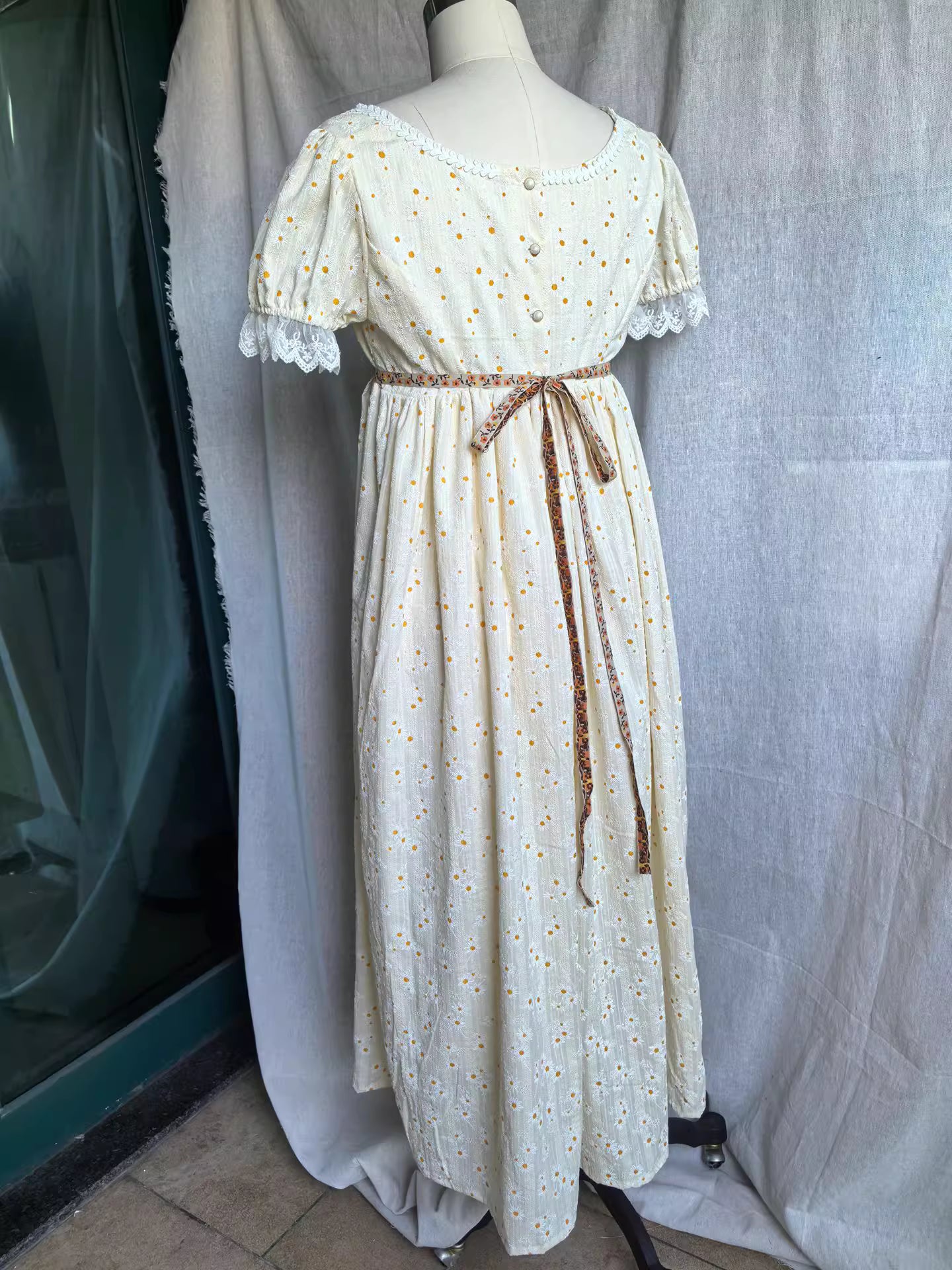 Custom Made Regency Reproduction Dress