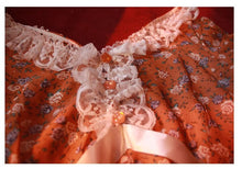 Load image into Gallery viewer, Vintage Remake Floral Regency Dress
