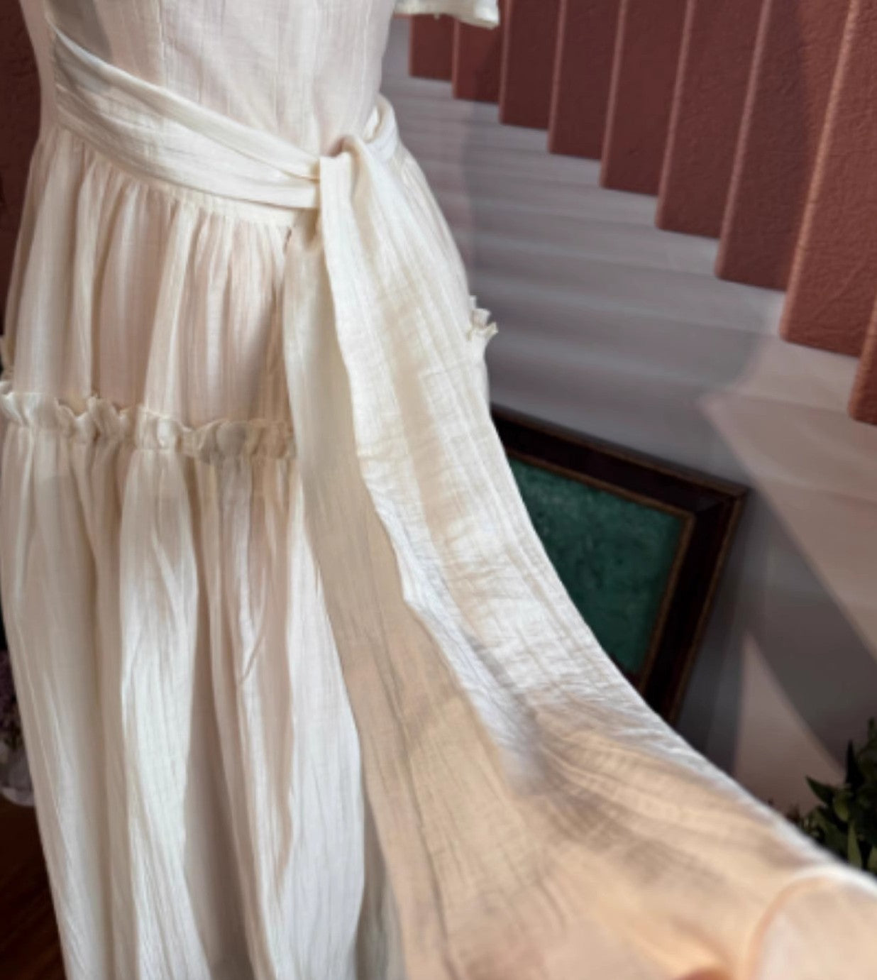 Vintage 1930s Coquette Embroidery Dress