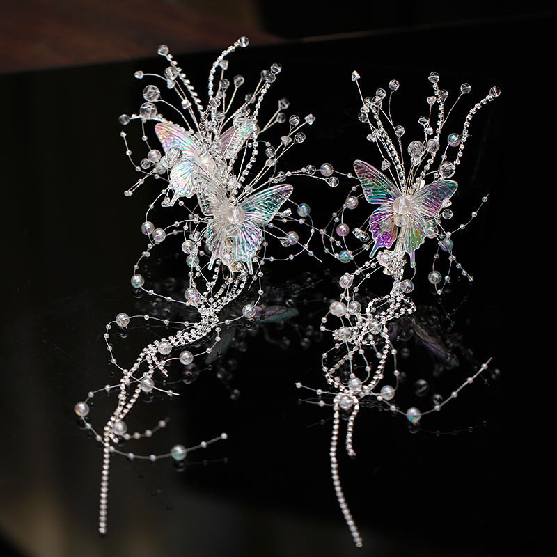 Dreamy Fairycore Butterfly Hair Clips