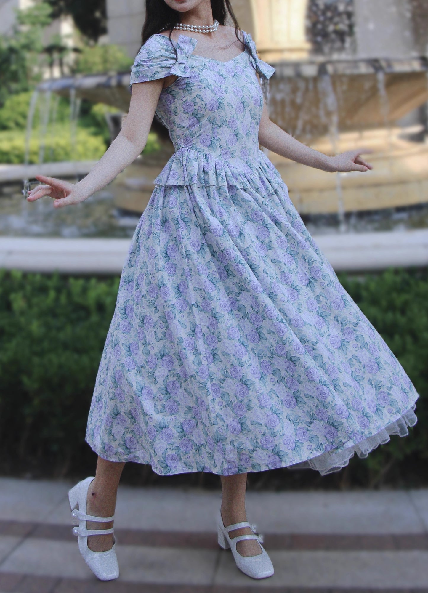 Laura Ashley Remake Vintage Floral Dress