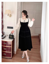 Load image into Gallery viewer, plus size dress plus size vintage dress plus size cottagecore dress Plus size princess dress

