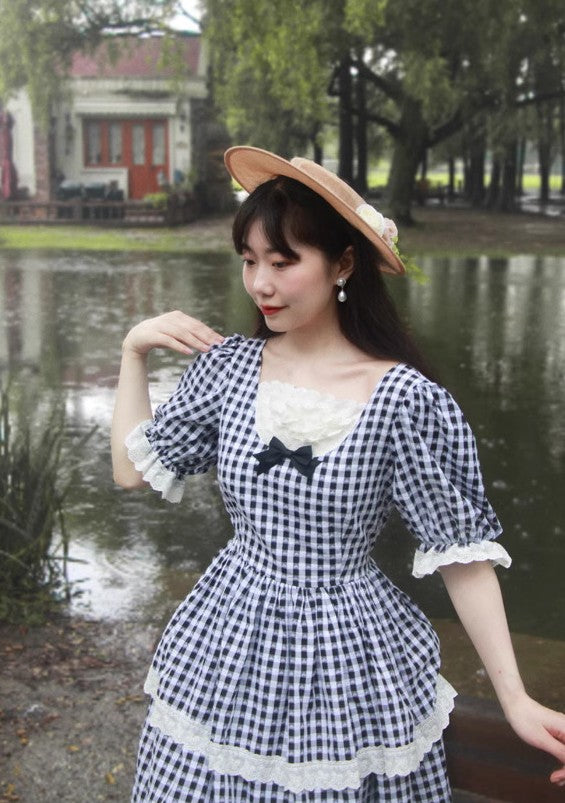 vintage dress cottagecore dress fairycore dress 50s dress 30s dress 40s dress vintage dress lolita dress