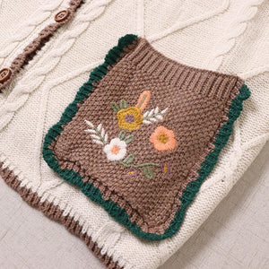 Cottagecore Embroidery Mori Kei Vest Top