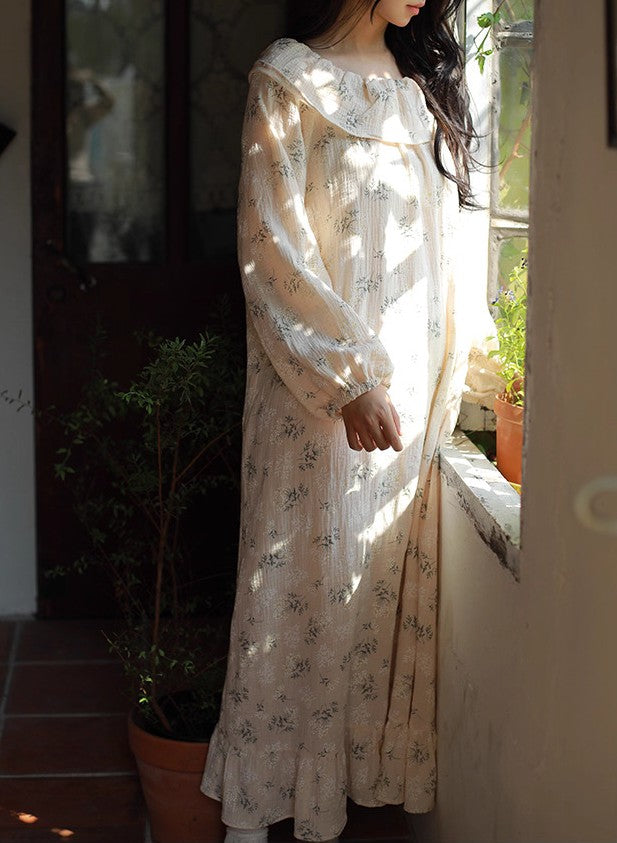 vintage dress vintage night gown lounge wear victorian edwardian dress
