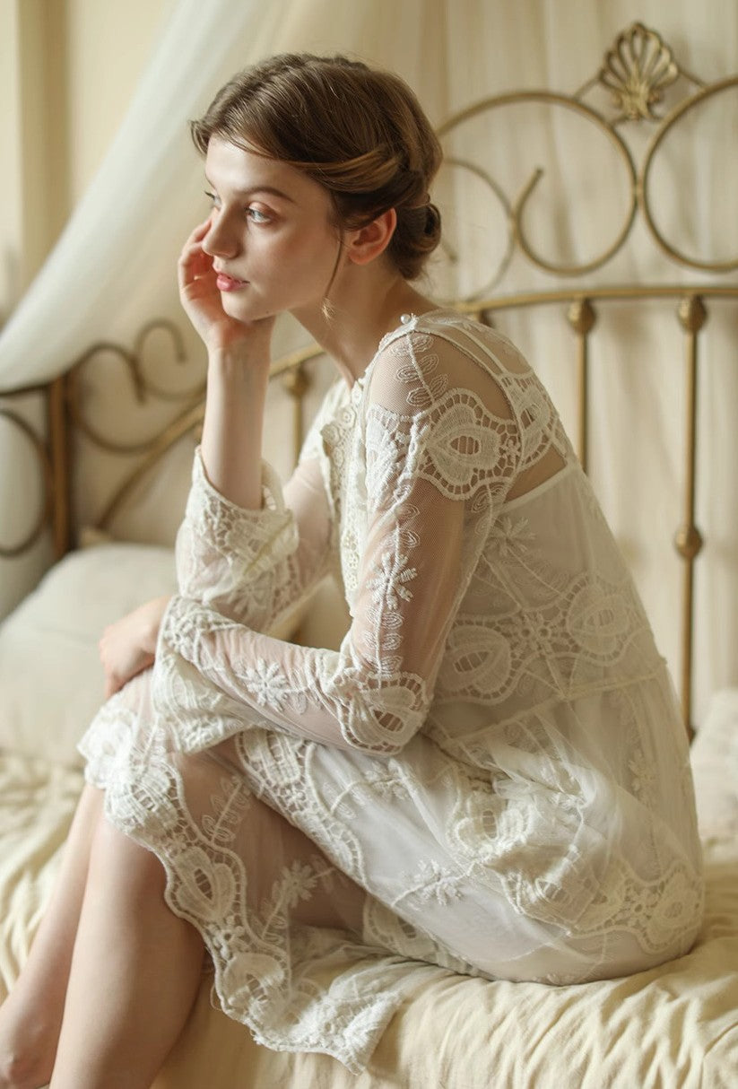 Vintage 30s Lace Dress
