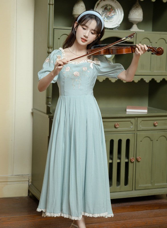 VINTAGE DRESS coquette dress fairycore cottagecore dress princess dress
