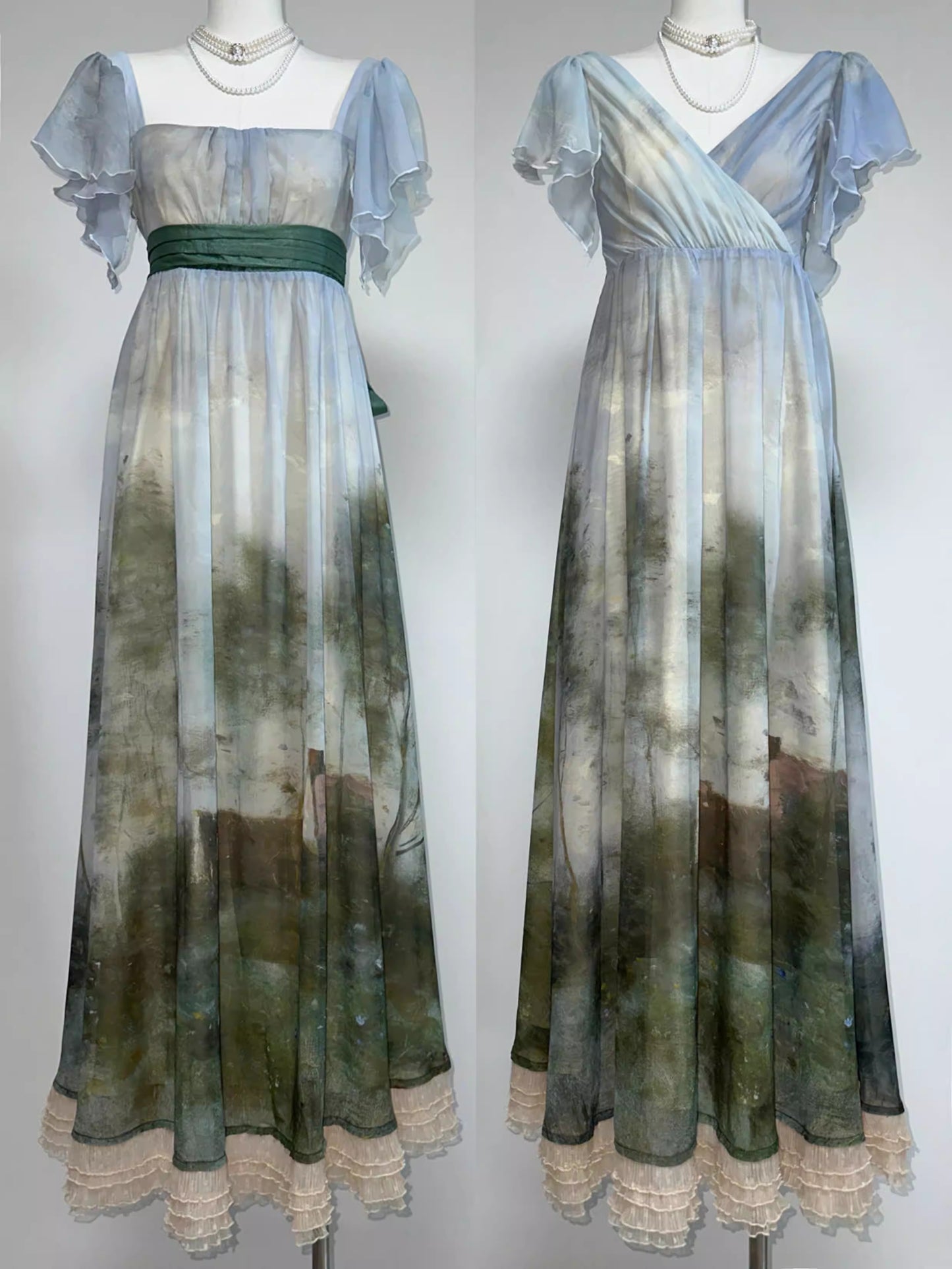 regency dress vintage dress fairycore dress cottagecore dress