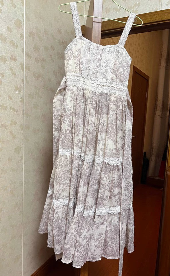 Gunne Sax Remake Rare Sleeveless Floral Dress