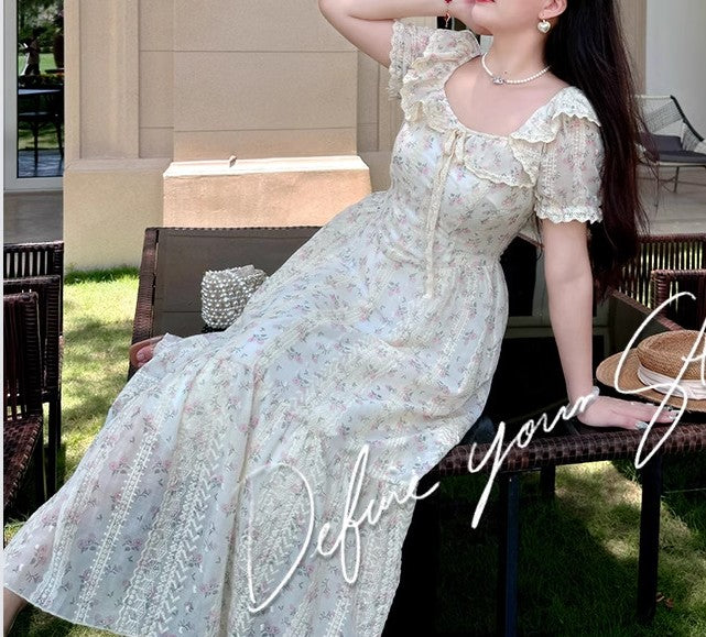 Fairycore Floral Summer Dress [Extended Sizes]