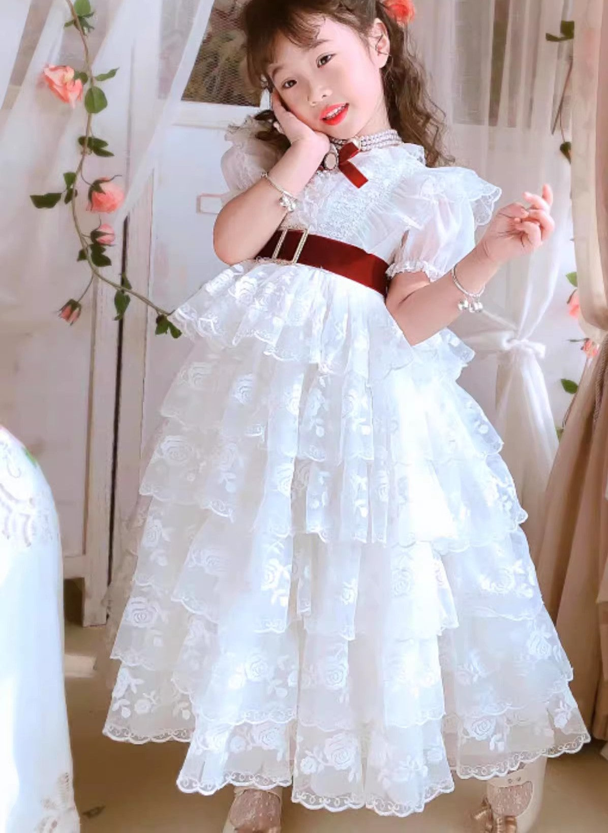 Gone with the wind Reproduction White Prom Dress Adult Size - Customize Size I Retro Fairy Gone with the wind Reproduction White Prom Dress Adult Size - Customize Size I Retro Fairy