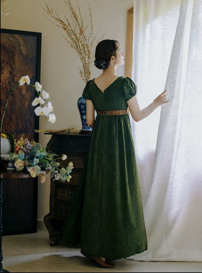 Royalcore Regency Puff Sleeves Dress