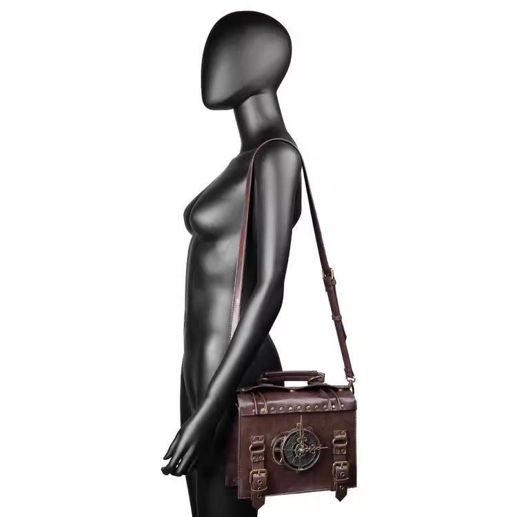 Vintage Steam Punk Cross Body Bag