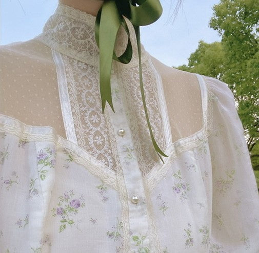 Gunne sax Replica 70s Lace Panel Floral Prairie Dress m I Retro Fairy Gunne sax Replica 70s Lace Panel Floral Prairie Dress m I Retro Fairy