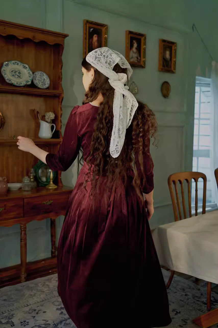 Pride and Prejudice Remake Brown Prairie Dress