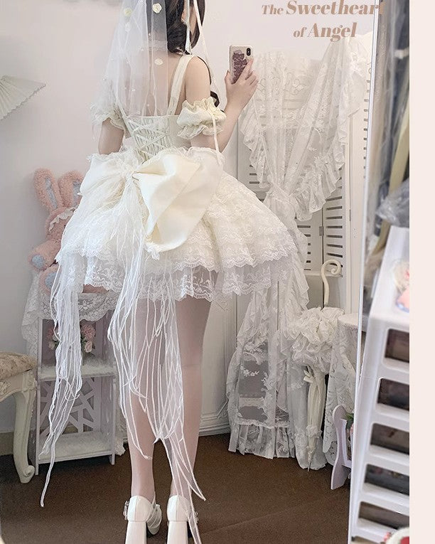 Balletcore Princess Cake Slip Dress