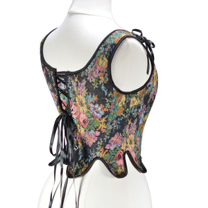 Vintage Style Jacquard Floral Corset Stay