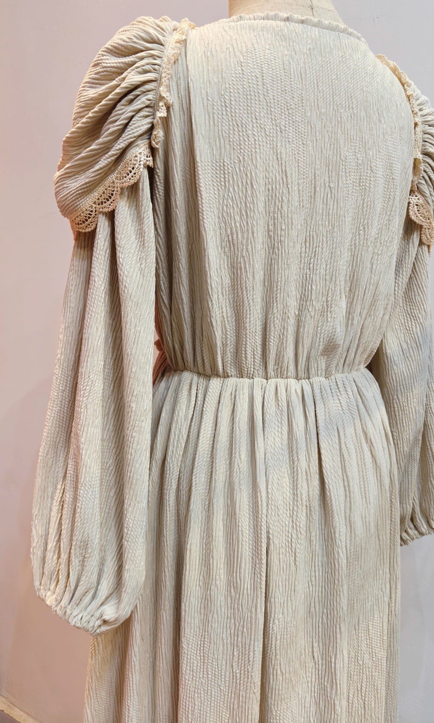 Royalcore V Neck Velvet Dress