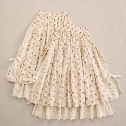 vintage skirt cottagecore skirt fairycore skirt kawaii clothing mori kei skirt