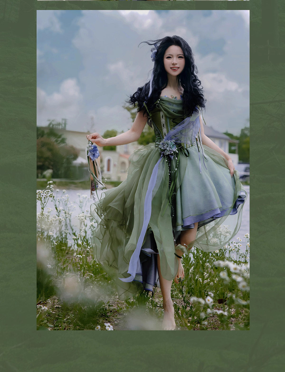 Fairycore Forset Fairy Corset Top & Skirt