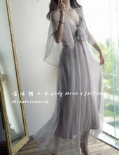 Load image into Gallery viewer, vintage dress cottagecore dress fairycore dress ethereal dreamy dress y2k dress street wear retro dress 
