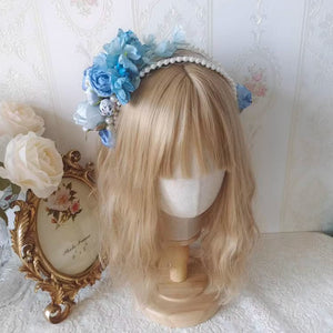 Handmade Vintage Style Flower Headband cottagecore accessories vintage accessories