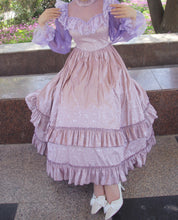 Load image into Gallery viewer, Gunne Sax Style 70S Lace Lavender Dress
