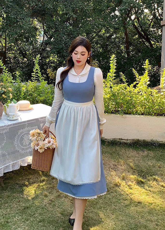 period drama dress vintage dress retro dress disney princess dress princess coquette dress 